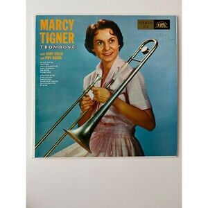 Marcy Tigner Trombone LP Christian Faith Recordings Vinyl VG Cleaned
